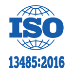 Plus Biomedicals logo ISO